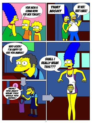 8muses Cartoon Comics The Simpsons- One Day At Moe’s image 03 