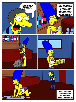 8muses Cartoon Comics The Simpsons- One Day At Moe’s image 04 