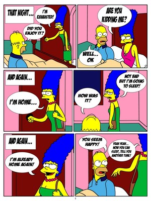 8muses Cartoon Comics The Simpsons- One Day At Moe’s image 05 