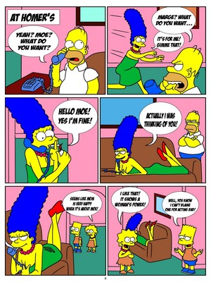 8muses Cartoon Comics The Simpsons- One Day At Moe’s image 08 