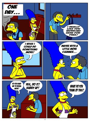8muses Cartoon Comics The Simpsons- One Day At Moe’s image 09 