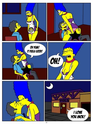 8muses Cartoon Comics The Simpsons- One Day At Moe’s image 12 