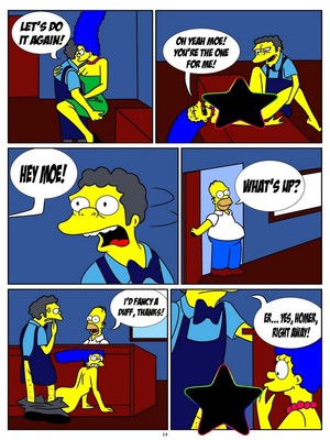8muses Cartoon Comics The Simpsons- One Day At Moe’s image 14 