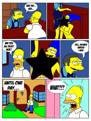 8muses Cartoon Comics The Simpsons- One Day At Moe’s image 15 