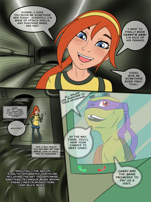 8muses Porncomics TMNT – Relax in April image 02 