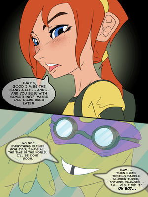 8muses Porncomics TMNT – Relax in April image 03 
