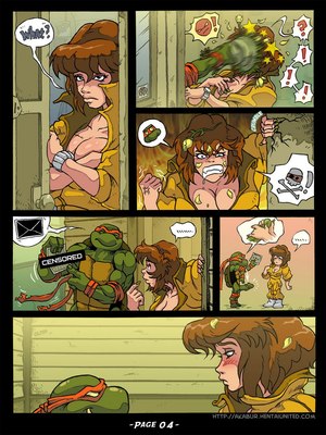 8muses Porncomics TMNT- The Slut From Channel Six image 05 