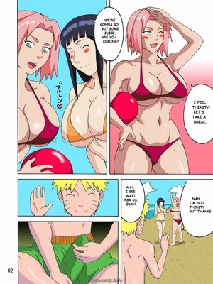 8muses Hentai-Manga Tsunade’s Obscene Beach (Naruto) image 03 