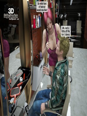 Two boys rape a woman at haircut- 3DStories 8muses 3D Porn Comics