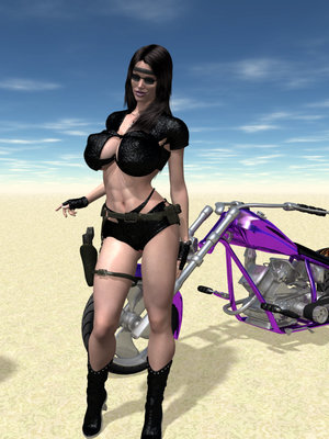 8muses 3D Porn Comics Wasteland 01-The Biker Chick image 05 