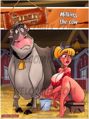 8muses  Comics Welcomix- Hillbilly Gang 7- Milking Cow image 01 