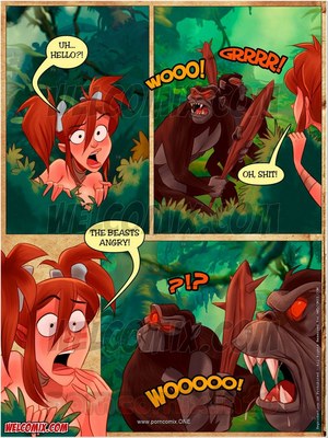 8muses  Comics Welcomix- Jurassic Tribe 5- Captured by Beasts image 03 