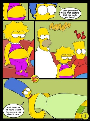 8muses Adult Comics Wit Simpsons- Drawn Sex image 01 