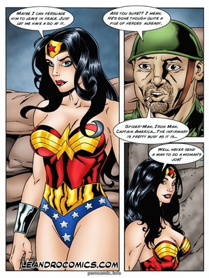 Wonder Woman vs Incredibly Horny Hulk 8muses Porncomics - 8 Muses Sex Comics