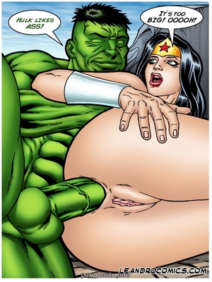 8muses Porncomics Wonder Woman vs Incredibly Horny Hulk image 09 