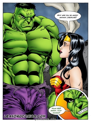 8muses Porncomics Wonder Woman vs Incredibly Horny Hulk image 17 