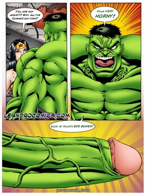 8muses Porncomics Wonder Woman vs Incredibly Horny Hulk image 18 