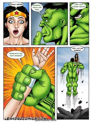 8muses Porncomics Wonder Woman vs Incredibly Horny Hulk image 19 