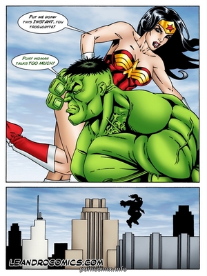 8muses Porncomics Wonder Woman vs Incredibly Horny Hulk image 20 