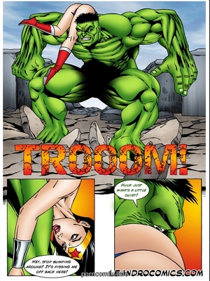 8muses Porncomics Wonder Woman vs Incredibly Horny Hulk image 21 