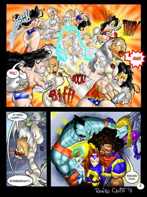 8muses Porncomics Wonder Woman vs Storm- DC vs Marvel image 02 
