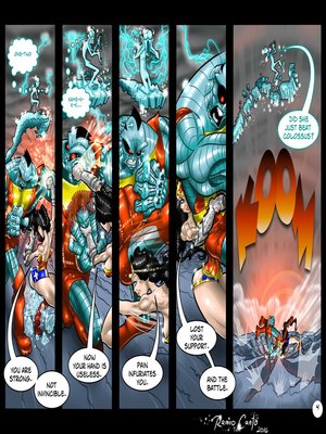 8muses Porncomics Wonder Woman vs Storm- DC vs Marvel image 04 