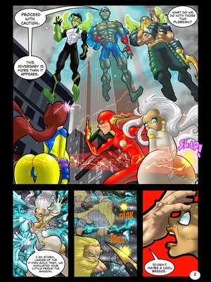 8muses Porncomics Wonder Woman vs Storm- DC vs Marvel image 08 