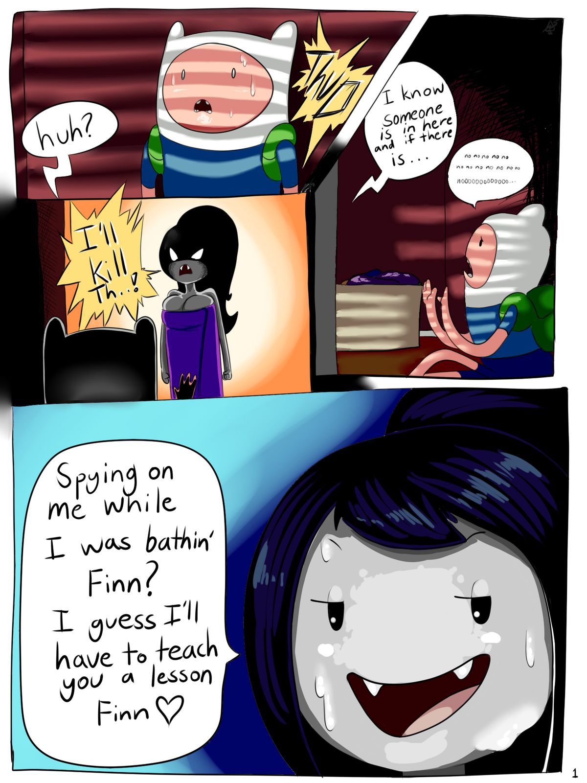 Adventure Time Finn And Marceline Have Sex - adventure-time-putting-a-stake-in-marceline comic image 02