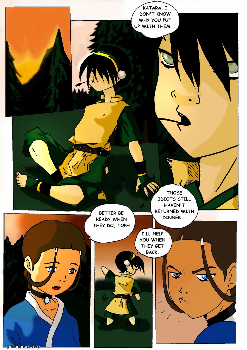 990px x 1400px - avatar-last-airbender-an-unknown-aspect comic image 02