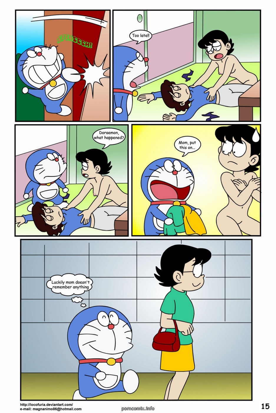Doraemon naked comic