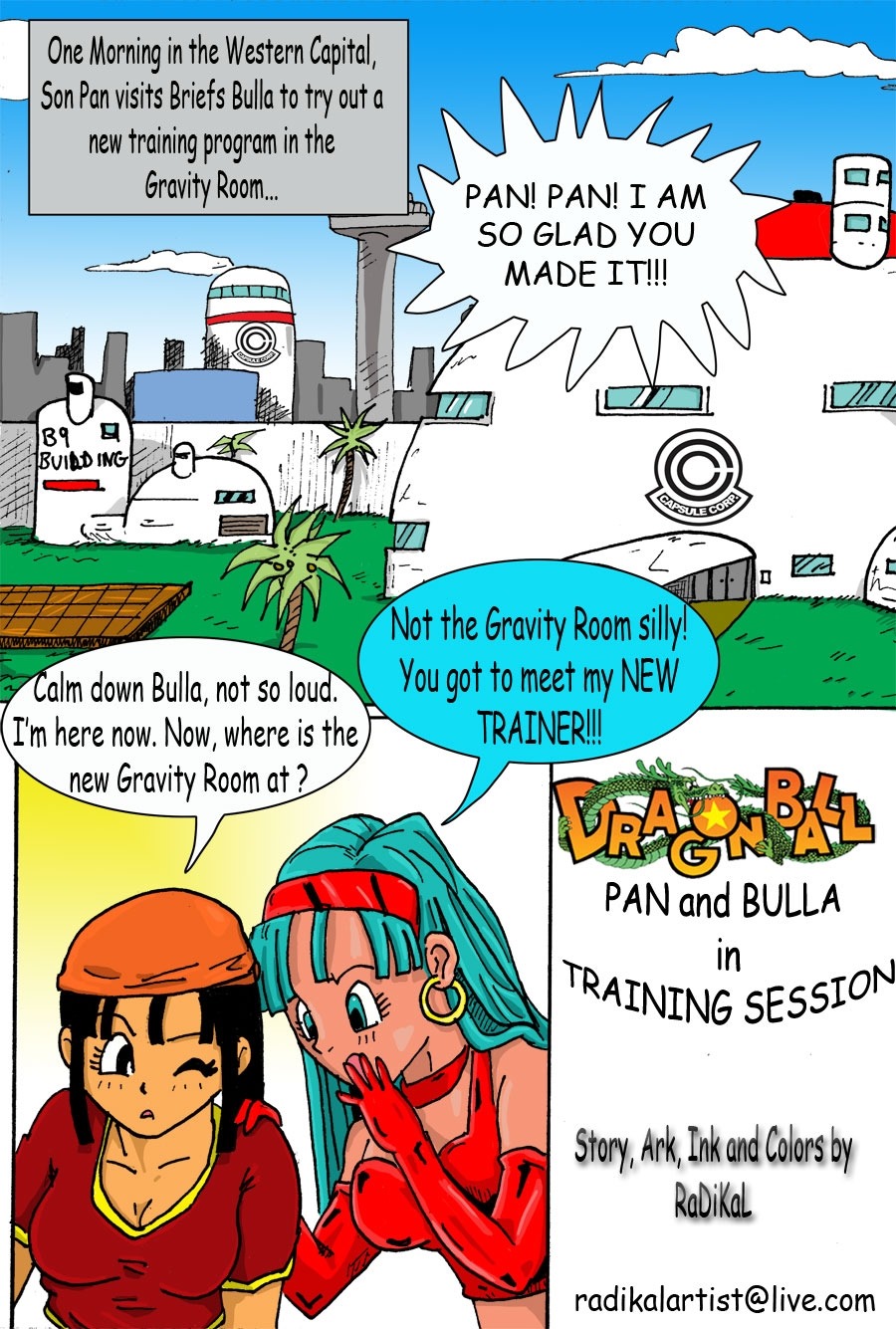900px x 1335px - dragon-ball-pan-and-bra-8217-s-new-trainer comic image 01