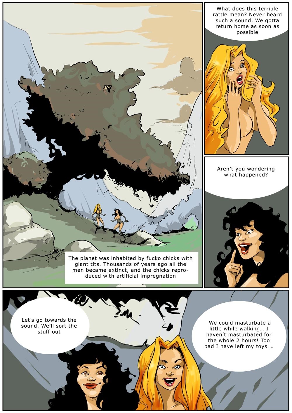 Virgin Sex Comics - eroticartcontent-virgin-planet comic image 06