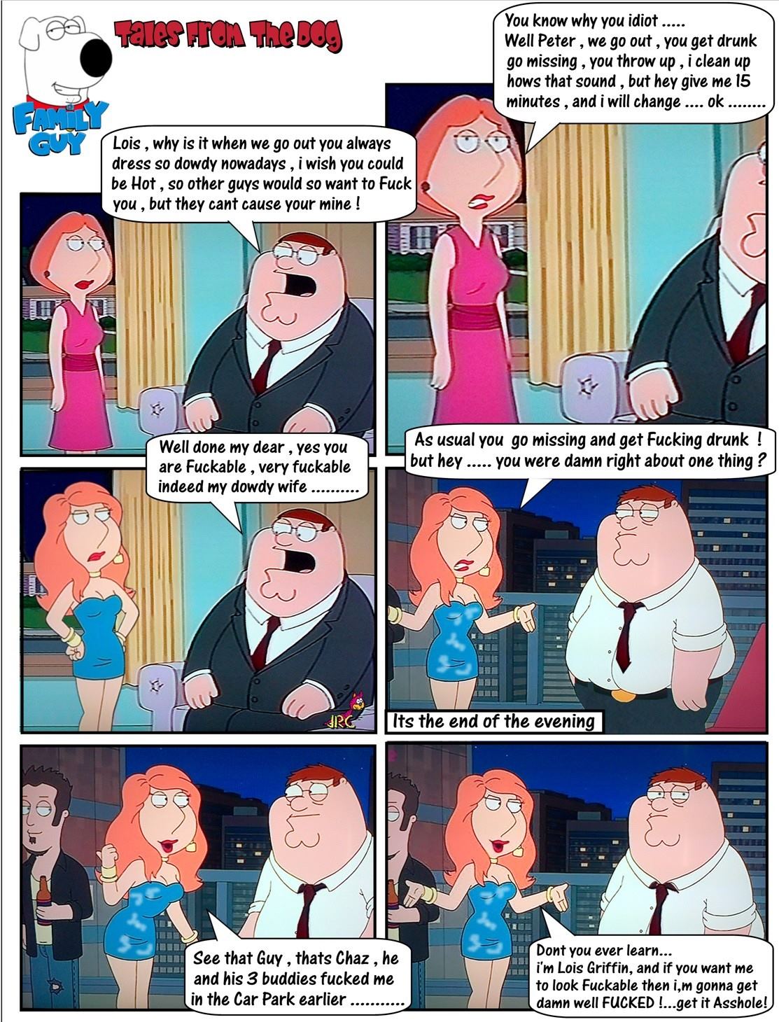 Chaz Porn Cartoon Strips - family-guy-tales-from-dog comic image 05