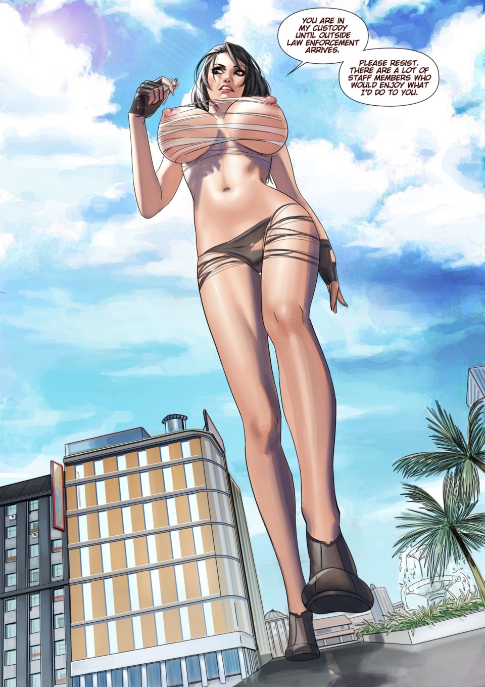 Amazon Giantess Porn - giantess-fan-amazon-hotel-4 comic image 14
