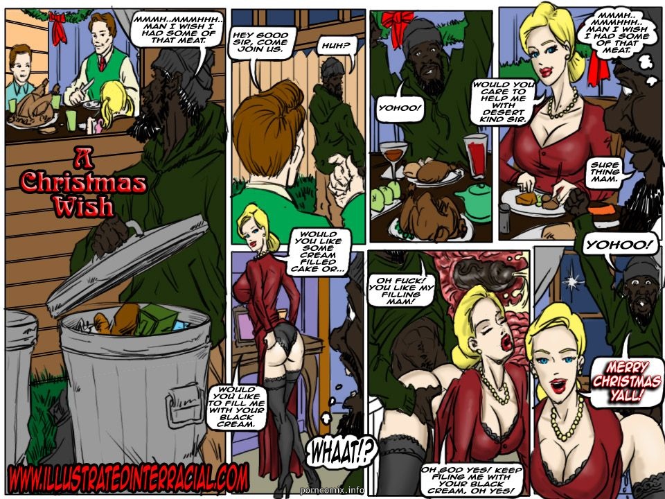 960px x 720px - illustrated-interracial-holiday-pictures comic image 10