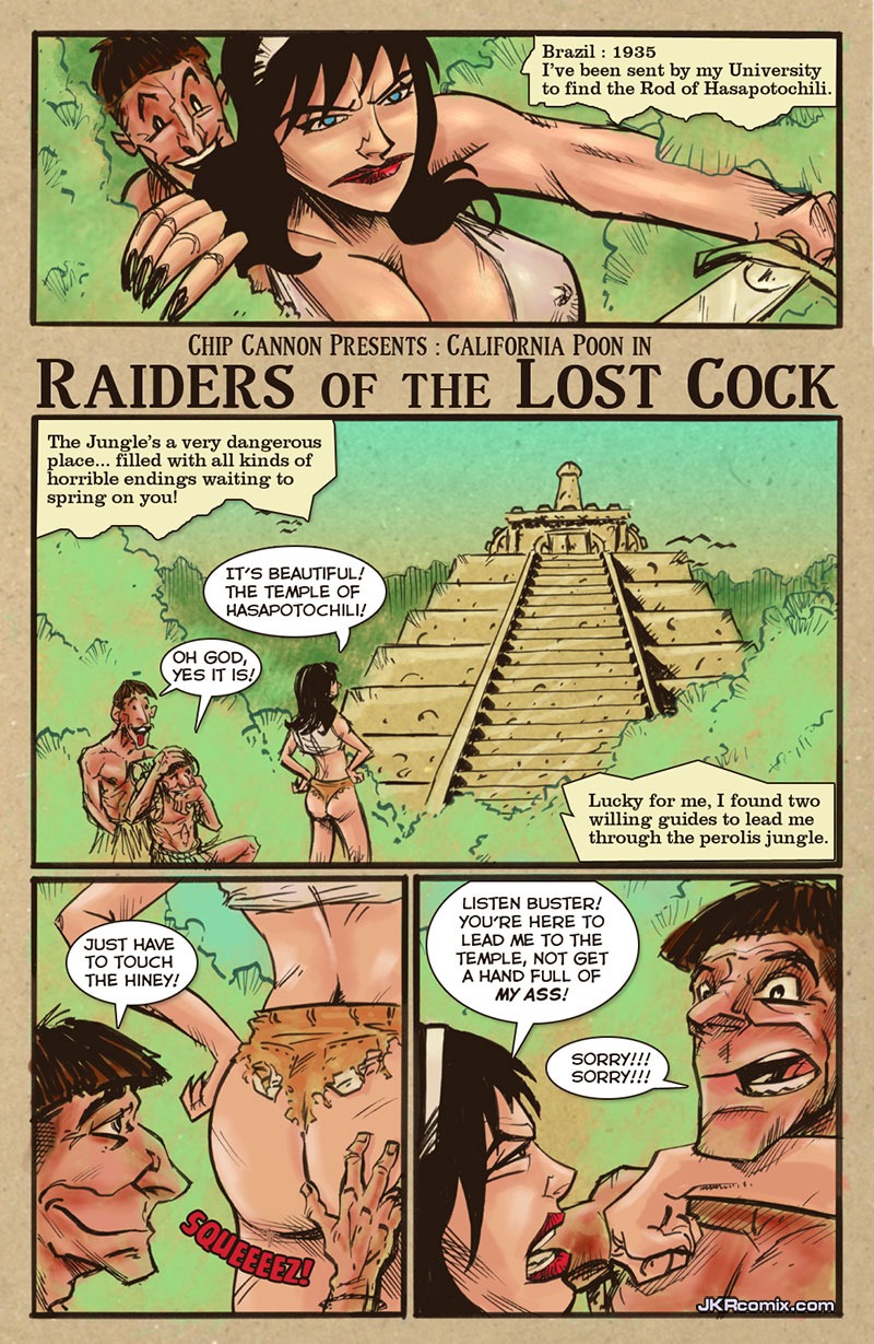 800px x 1229px - jkrcomix-california-poon-2-raiders-of-the-lost-cock comic image 05