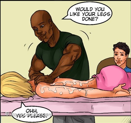 Cartoon Massage Porn - kaos-the-massage comic image 46