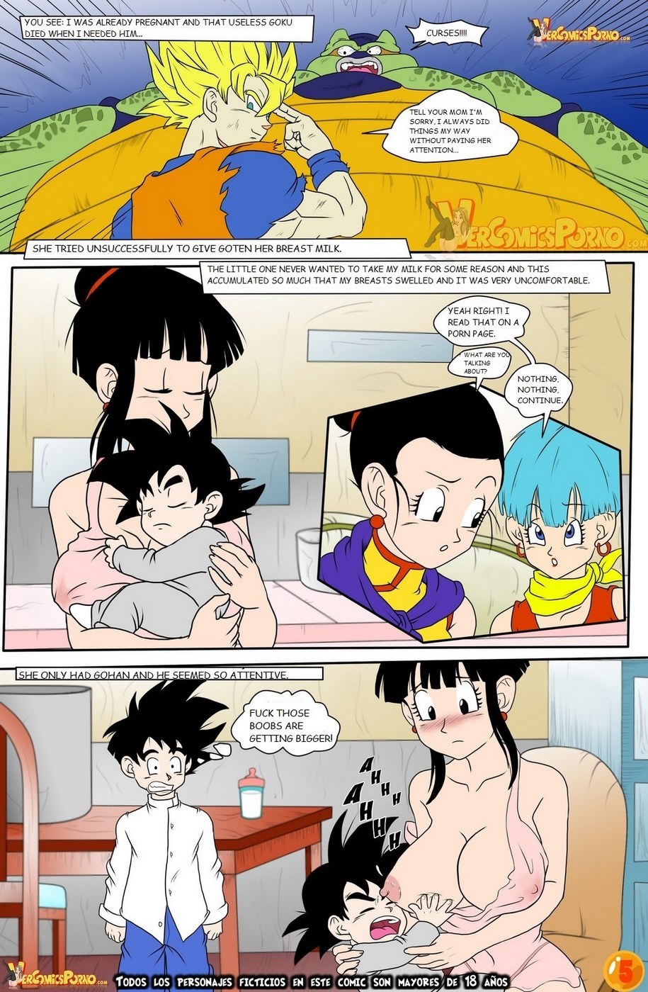 Dragon Ball Z Mom Son Xxx - Milky Milk 2 (Dragon Ball Z) [English] 8muses Incest Comics - 8 ...