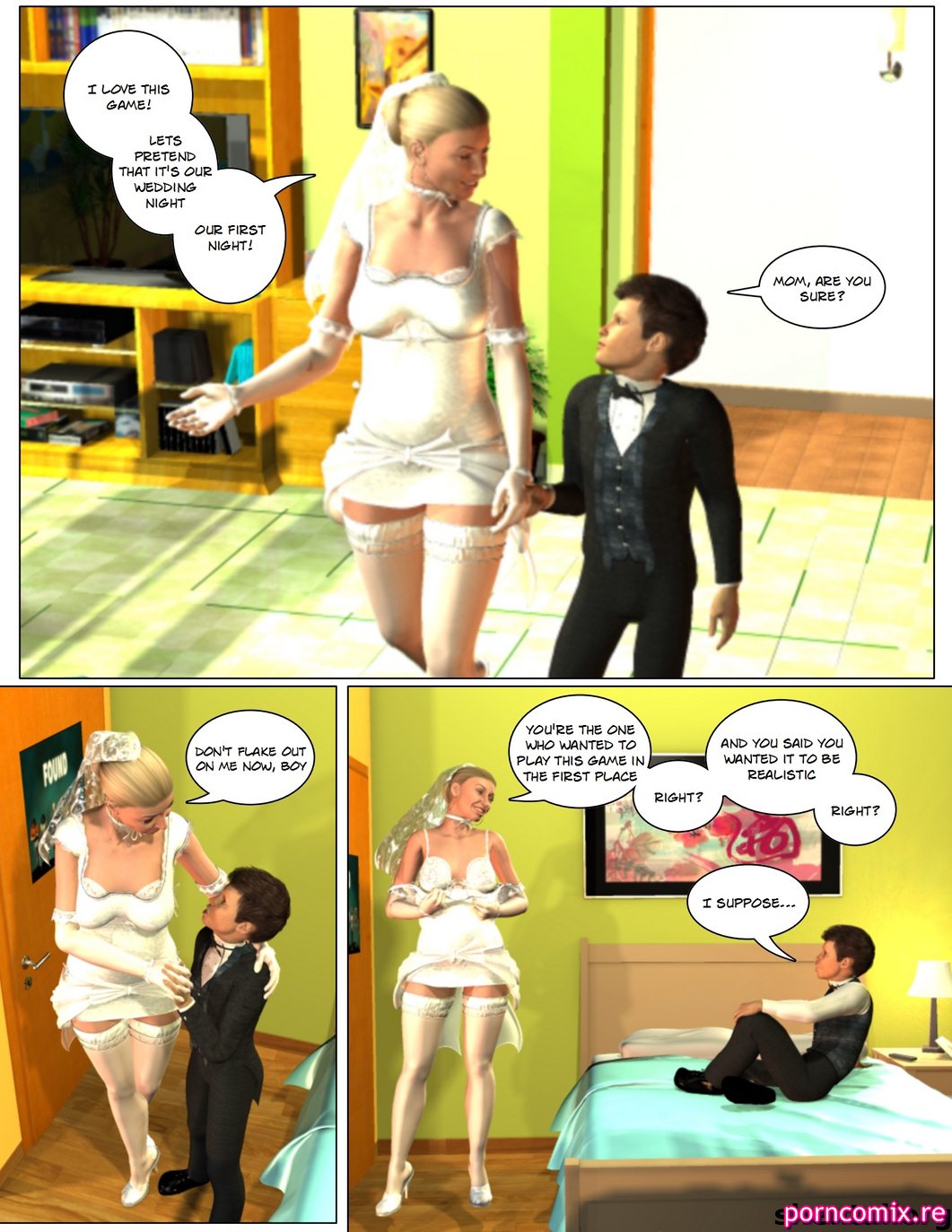 Xxx Hd Fast Night Mom And Son - mother-son-the-perfect-wedding comic image 08