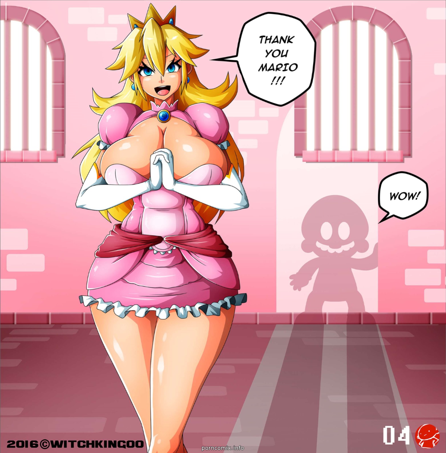 1563px x 1587px - princess-peach-thanks-you-mario comic image 05