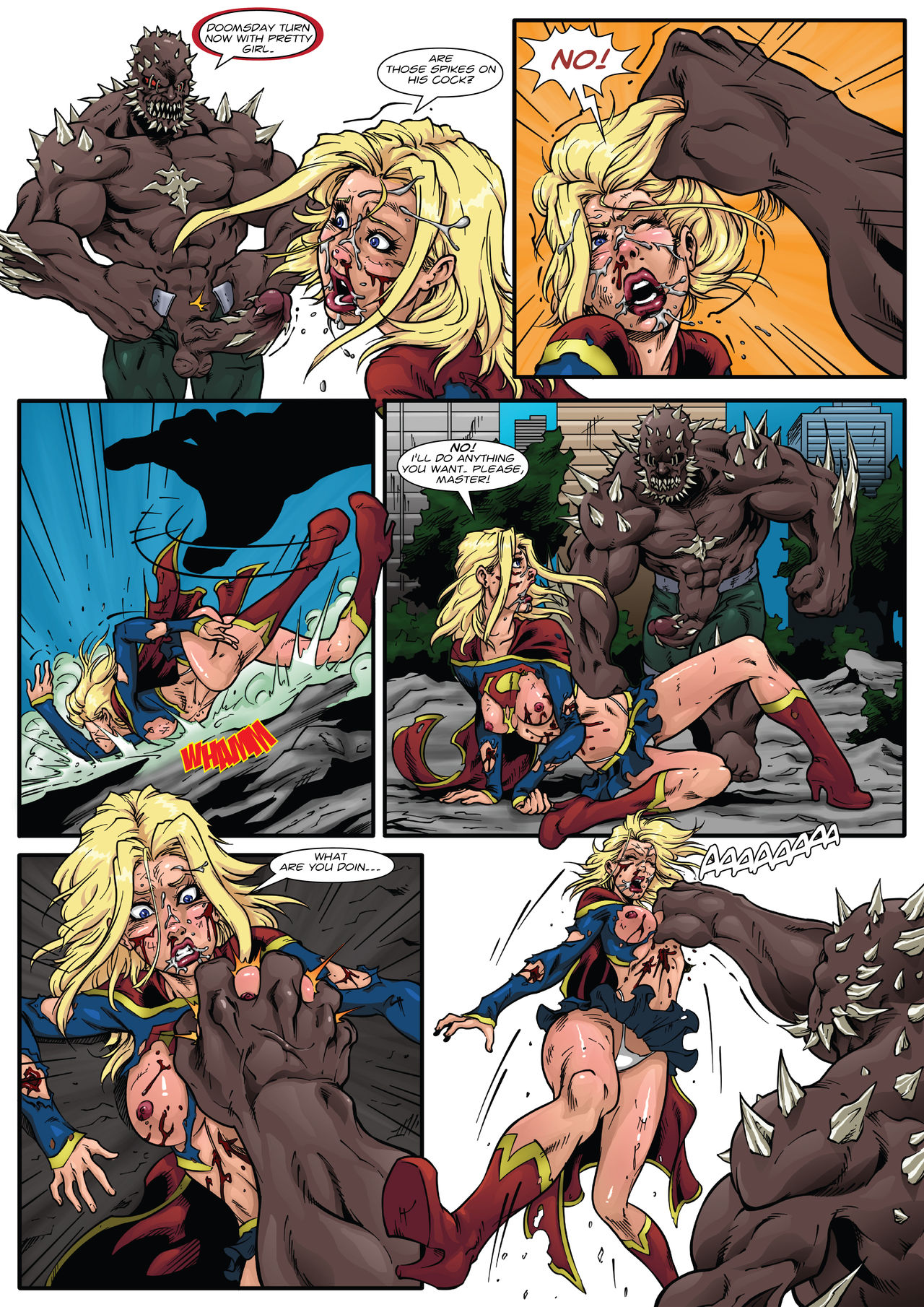 Superman Doomsday Porn - r-ex-supergirl-8217-s-last-stand-superman comic image 001