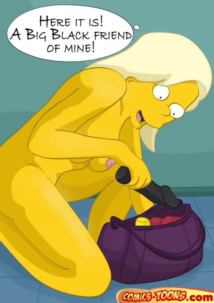 Simpsons Toon Lesbian Sex - the-simpsons-lesbian-orgy-at-school-gym comic image 07