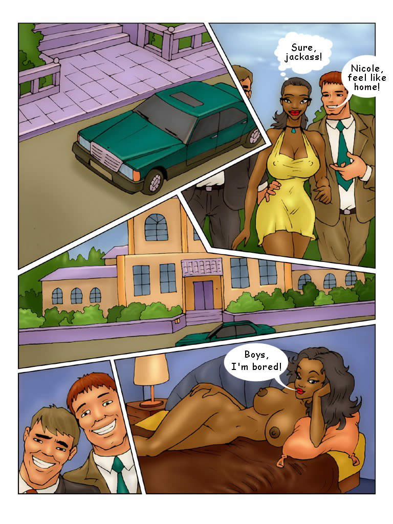 Interracial Sex Toons Gang - the-thief-group-interracial comic image 08
