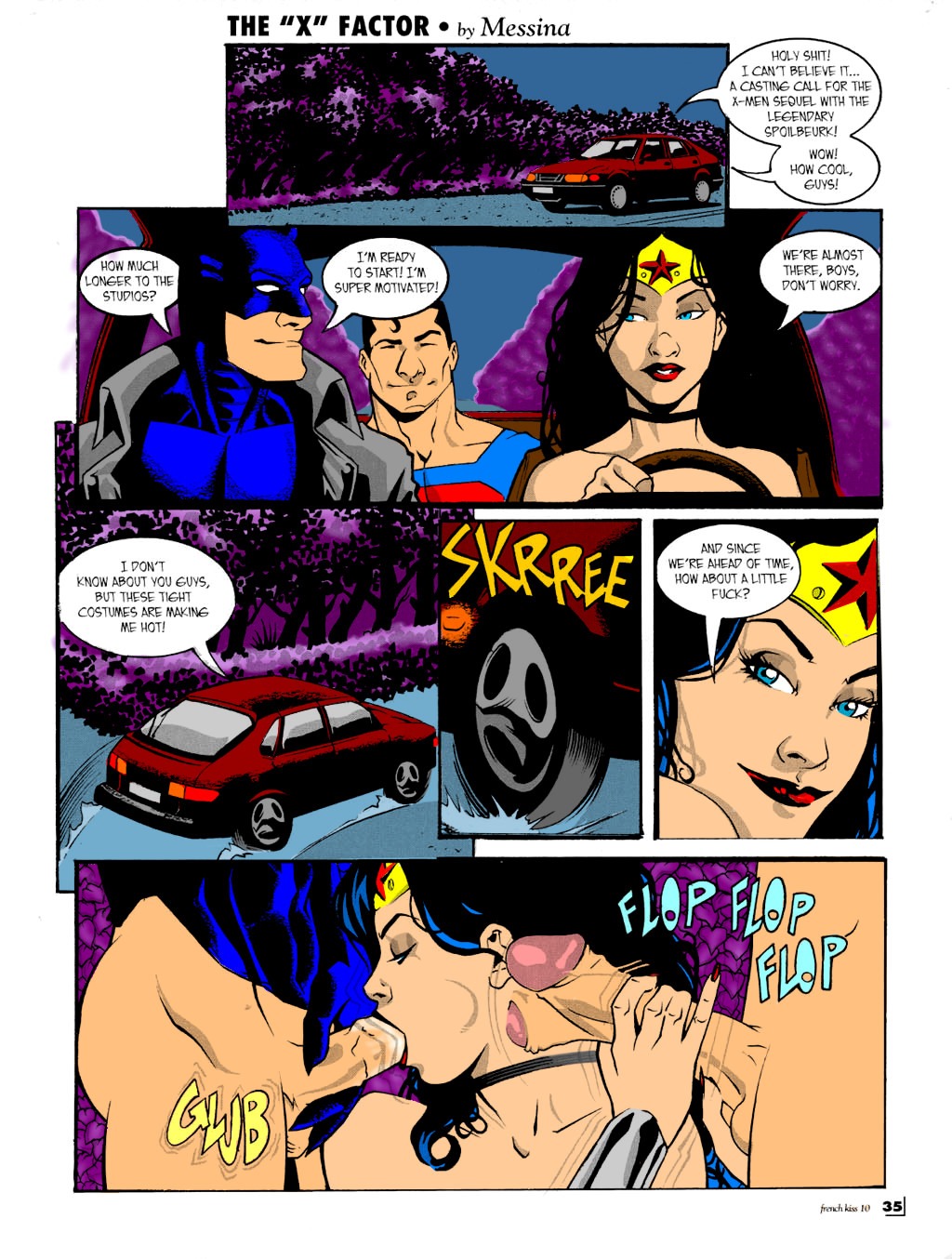 Batman And Wonder Woman Porn Comics Full - the-x-factor-batman-wonder-woman-superman comic image 01