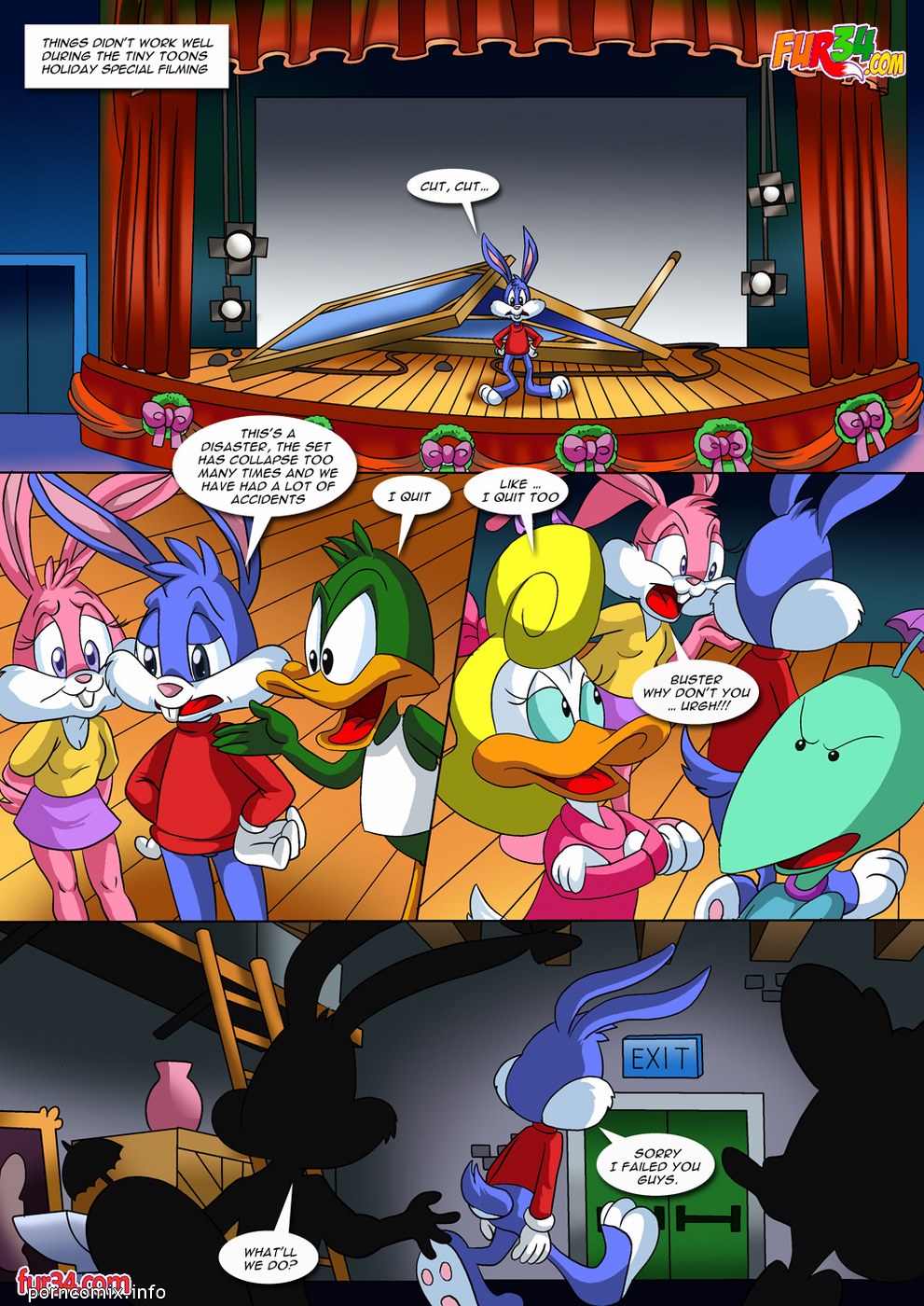 Tiny Toons Porn - tiny-toons-it-u2019s-a-wonderful-sexy-christmas comic image 02