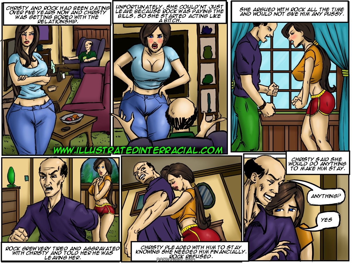 Tricked Interracial Porn - tricked-illustrated-interracial comic image 02