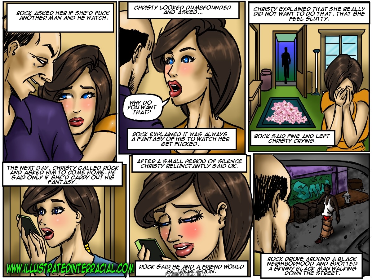 Forced Interracial Sex Toons - tricked-illustrated-interracial comic image 03